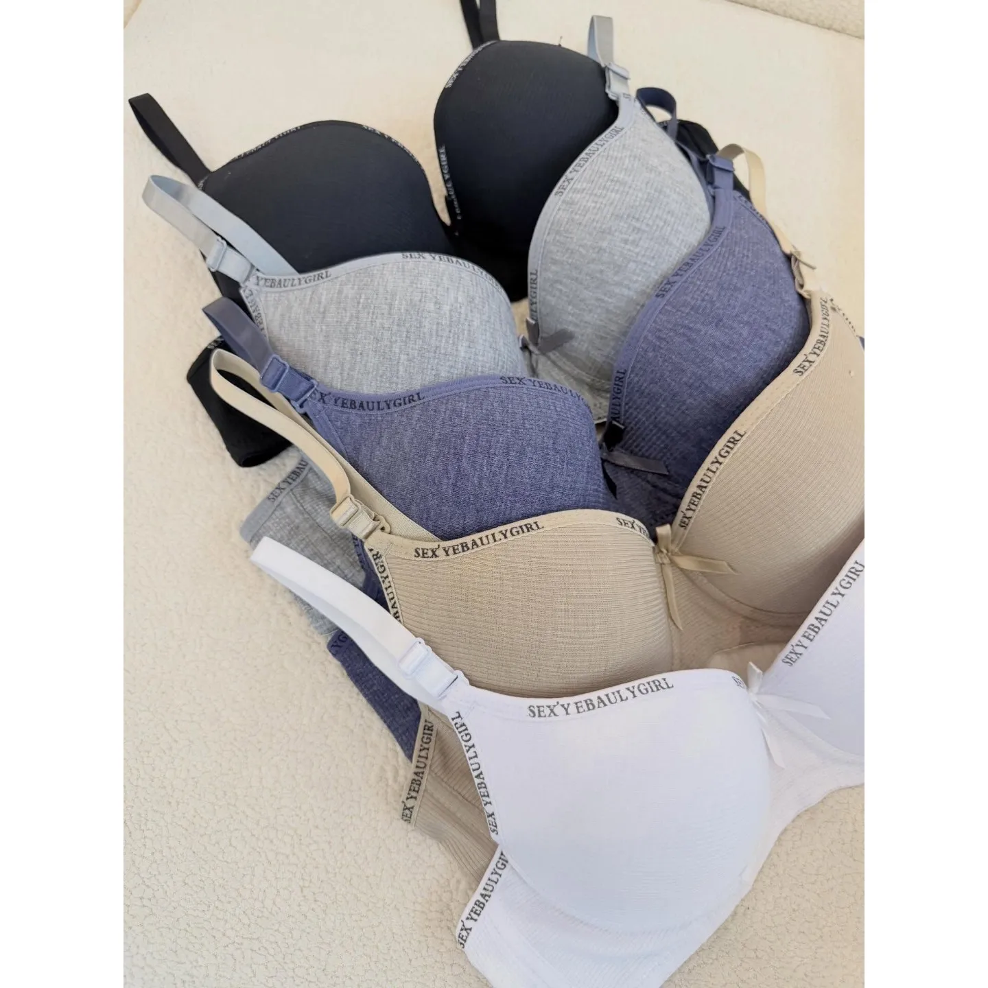 سوتین نخی کبریتی فنردار جکدار زنانه Sexyebau سایز 80 تا 95
