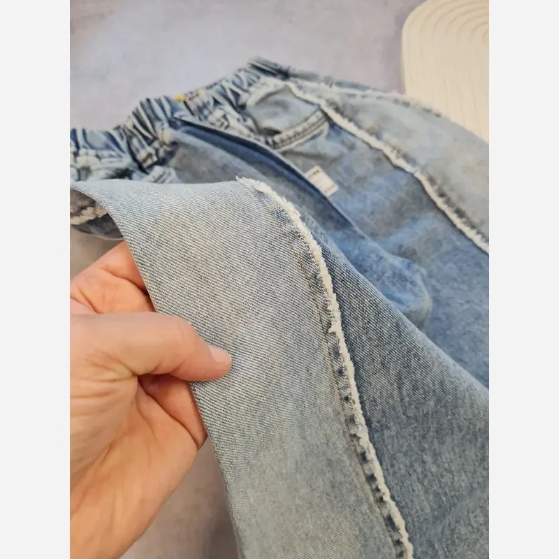 ست پاییزه بچگانه بلوز دورس و شلوار جین بگ سایز 50 تا 65