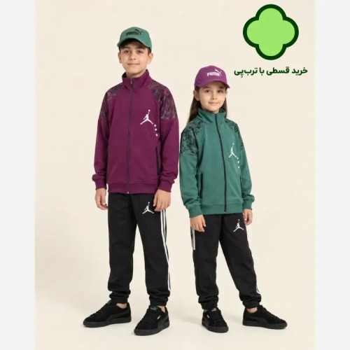 ست سویشرت و شلوار ورزشی بچگانه پاییزه مناسب 6 تا 12 سال