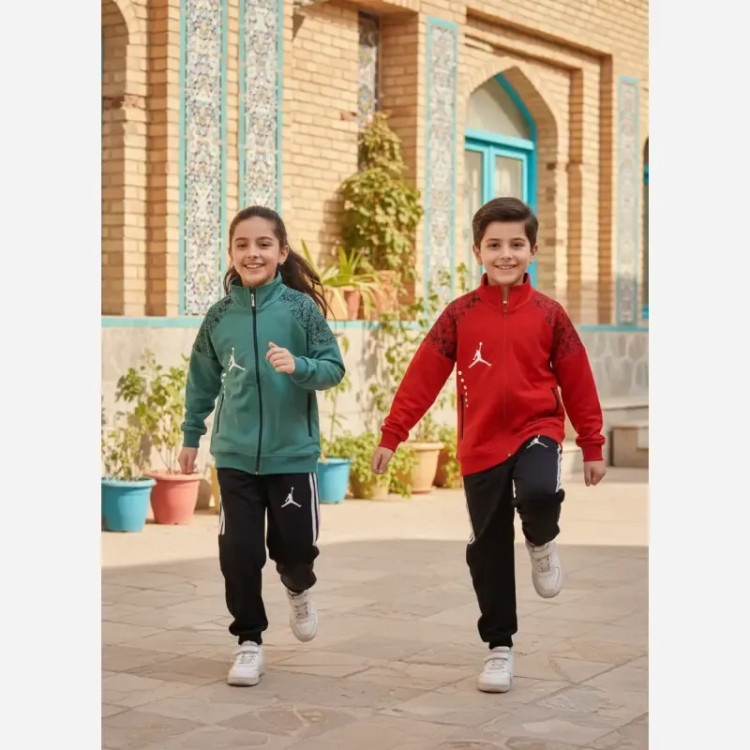 ست سویشرت و شلوار ورزشی بچگانه پاییزه مناسب 6 تا 12 سال