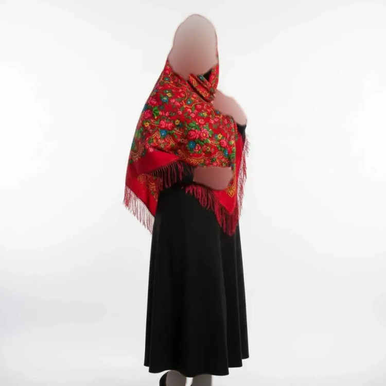 روسری ترکمن اصل پشمی ضخیم زنانه کد 1426 مناسب پاییز و زمستان
