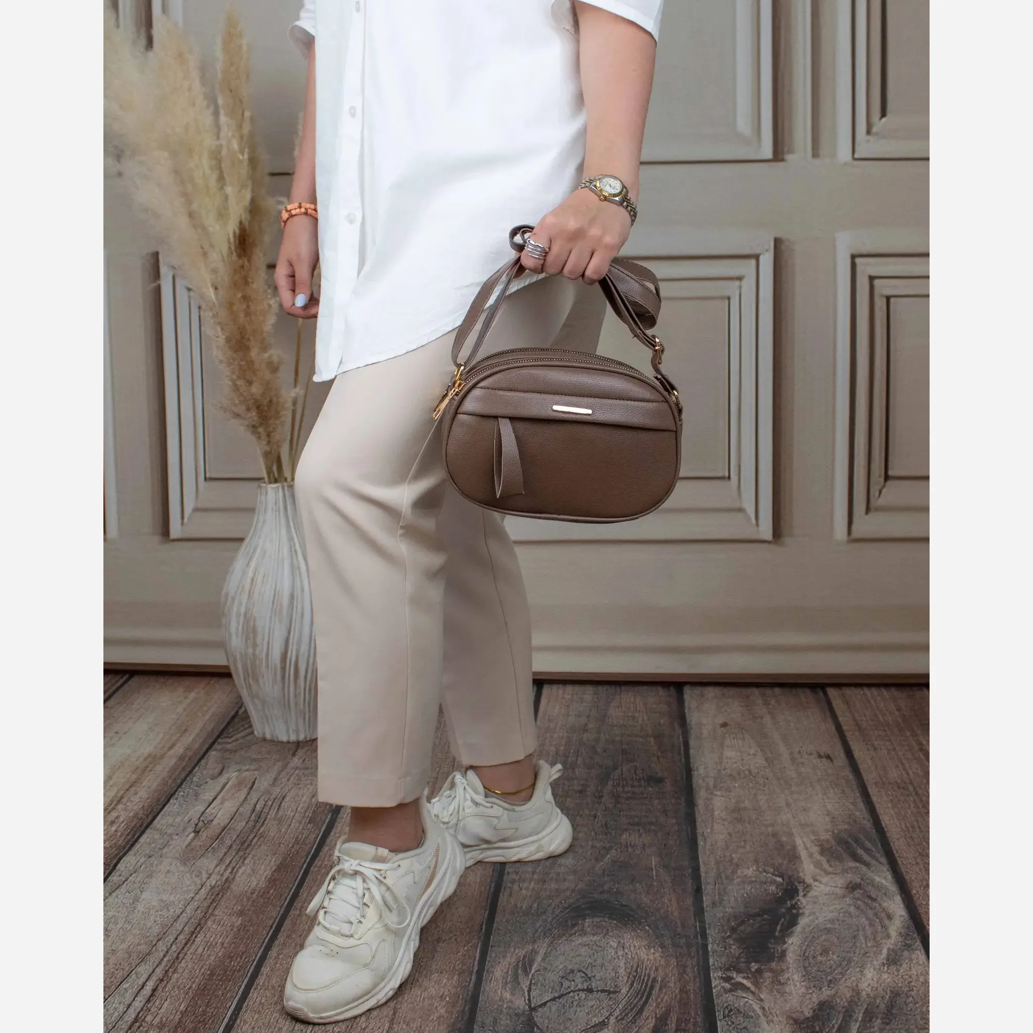 کیف پاسپورتی چرم مصنوعی زنانه روزمره اسپرت