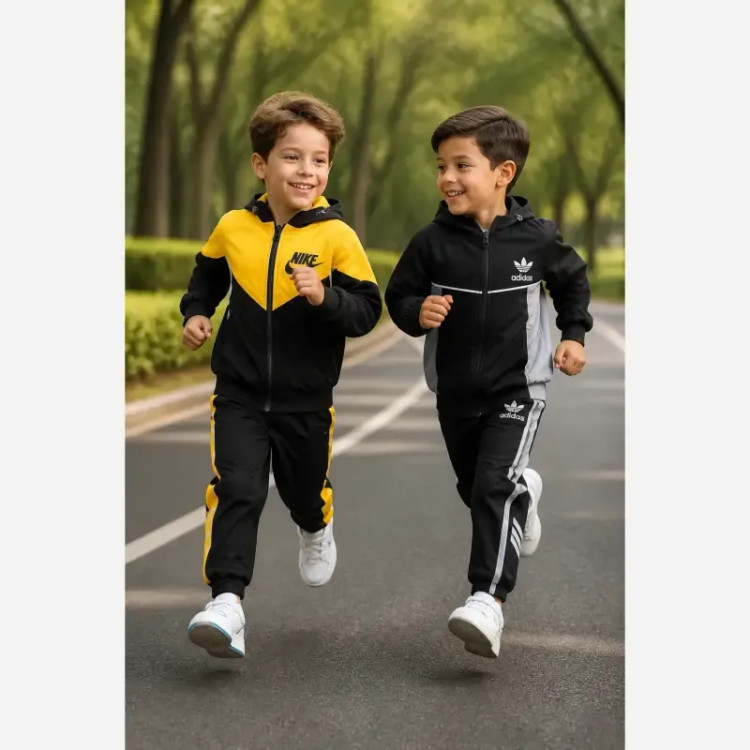 ست گرمکن و شلوار ورزشی بچگانه مناسب مدرسه و ورزش