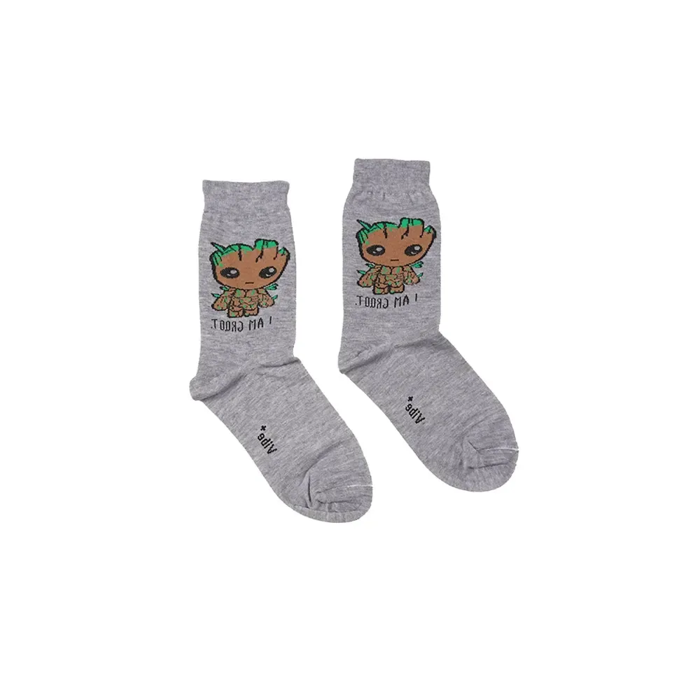 جوراب ساقدار نخی طرح درخت GROT فری سایز 36 تا 41
