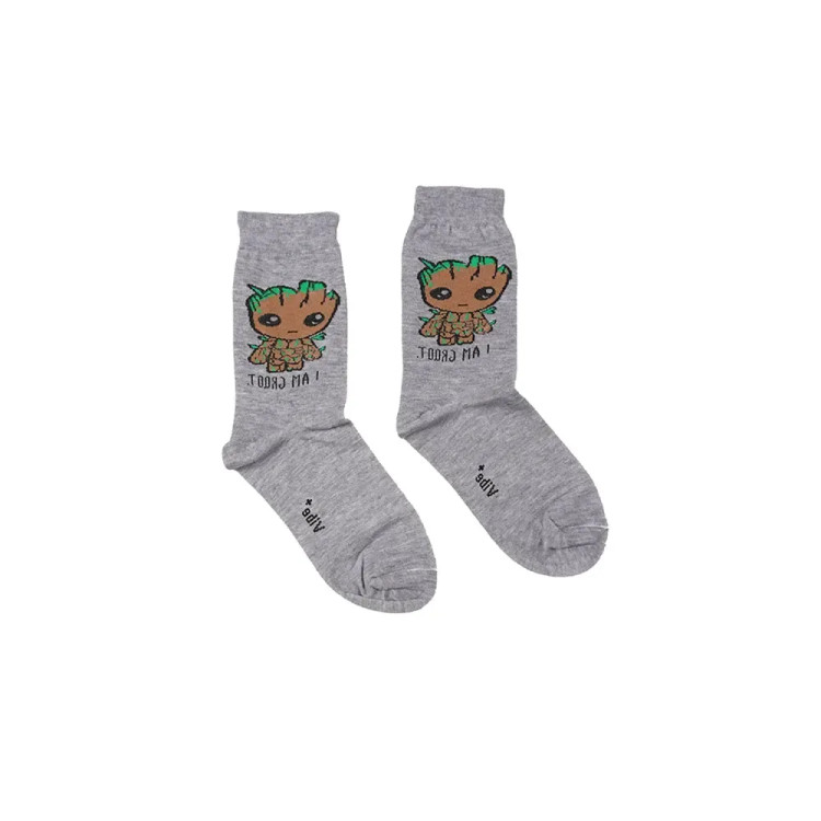 جوراب ساقدار نخی طرح درخت GROT فری سایز 36 تا 41