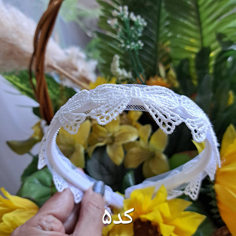 تل گیپور مجلسی گل سه بعدی زنانه رنگ سفید کرم بادمجانی زرشکی