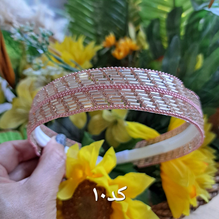 تل گیپور مجلسی گل سه بعدی زنانه رنگ سفید کرم بادمجانی زرشکی
